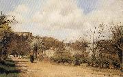 Camille Pissarro Spring in Louveciennes France oil painting artist
